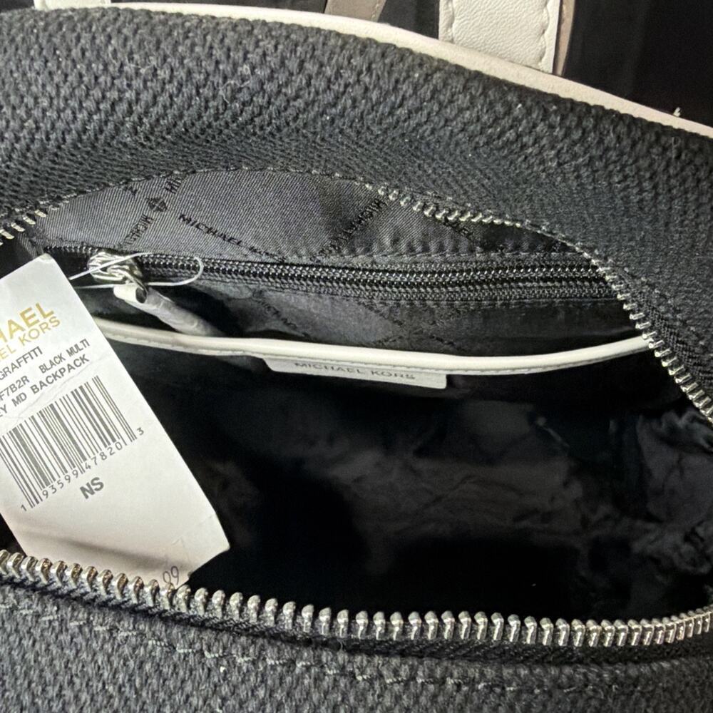 Michael Kors Small Black Backpack Brand New - Picture 8 of 11